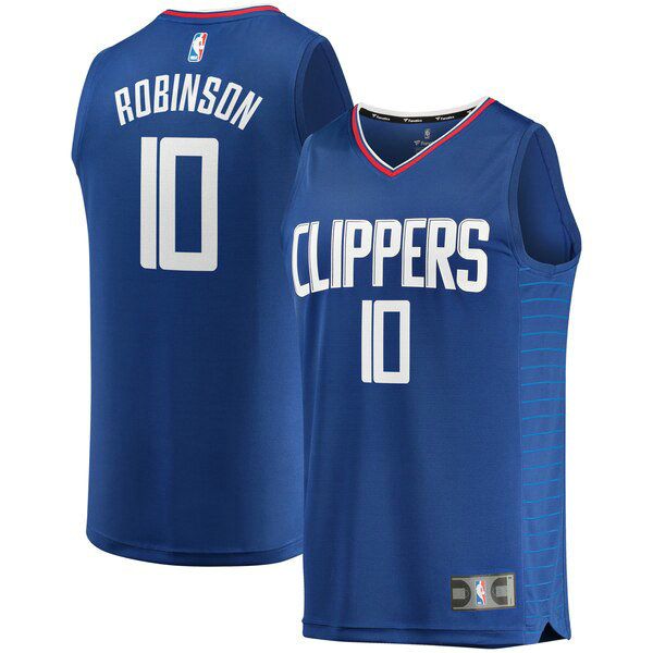 Maillot nba Los Angeles Clippers Icon Edition Homme Jerome Robinson 0 Bleu